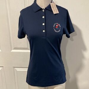 NWT Peter Millar U.S. Open sun protection polo XS